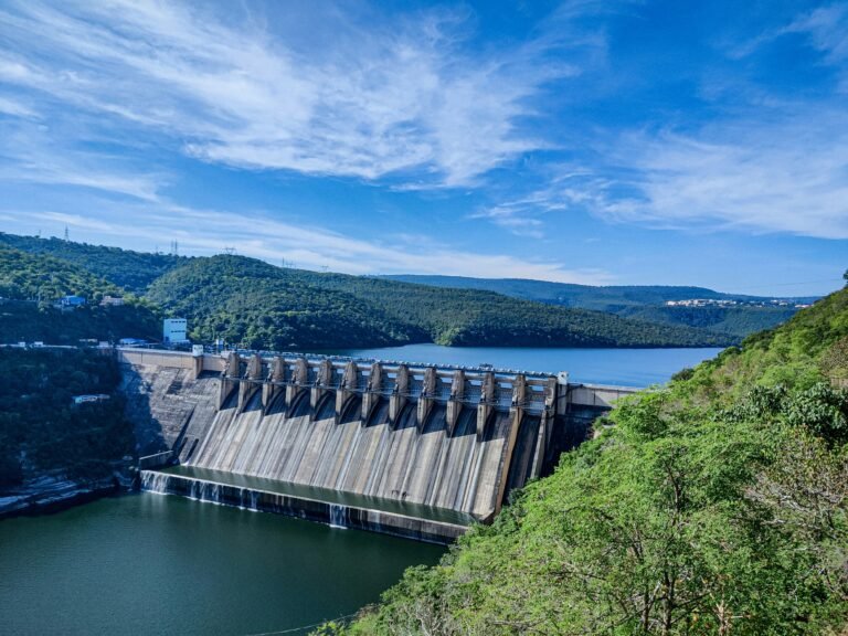 Water-supply infrastructure illustrating the balance between available resources and public trust.