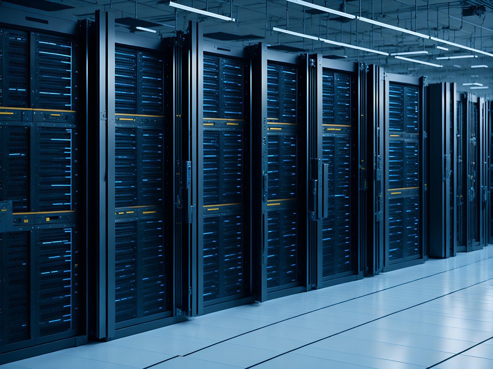 AI computing infrastructure illustrating the hidden water footprint of large-scale artificial intelligence.
